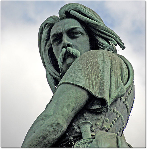 Vercingetórix. Estatua en Alesia