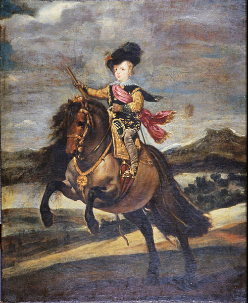 El príncipe Baltasar Carlos a caballo