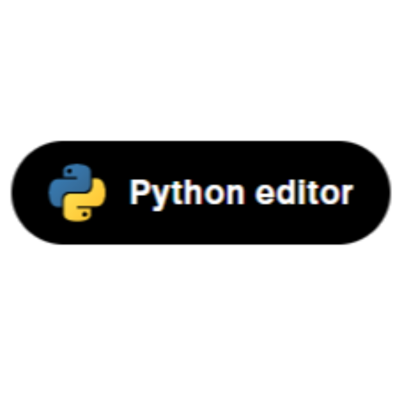 Imagen de un botón que pone Python editor.