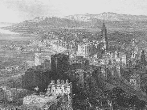Málaga en 1836
