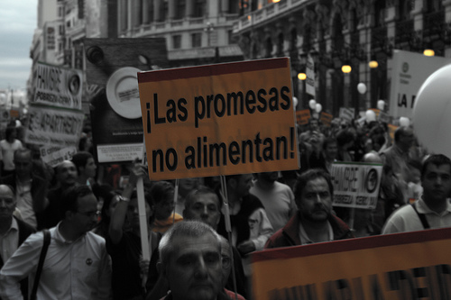 Manifestación contra la pobreza (2008)