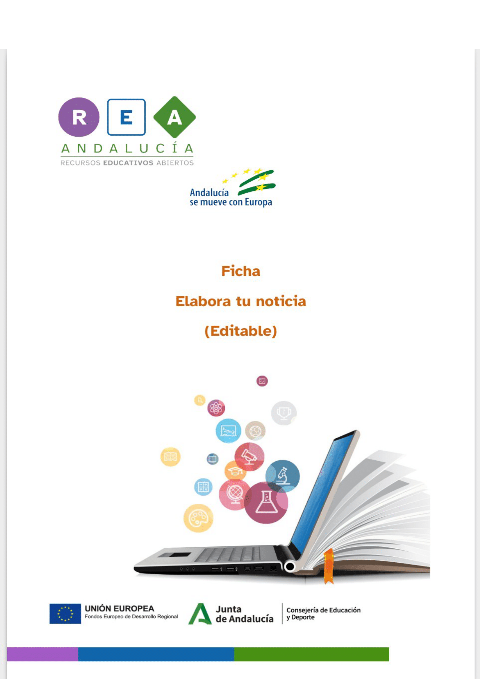 Portada de la guía para elaborar la notica
