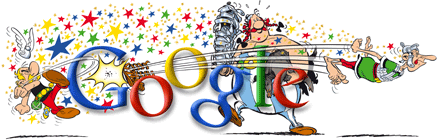 Homenaje de Google al cómic franco-belga Astérix