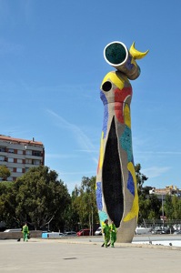 Mujer y pájaro, 1983. 
