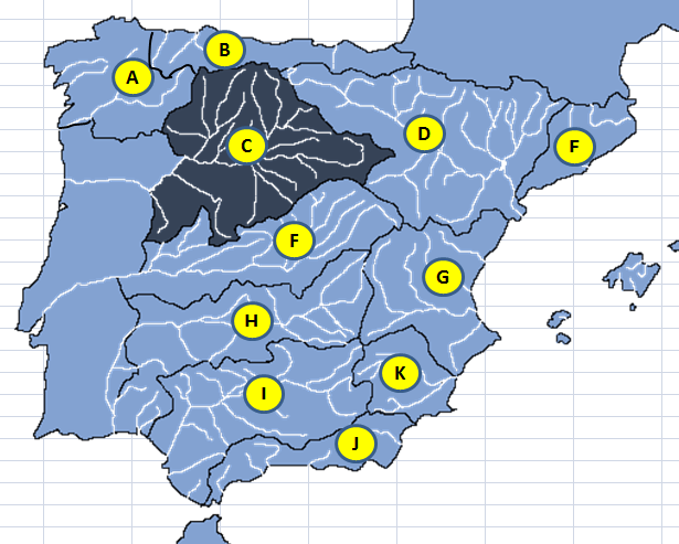 Mapa cuencas hidrográficas
