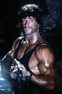 La imagen muestra a Rambo