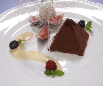 postre de chocolate