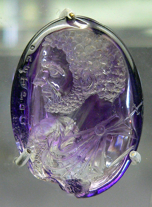 Intaglio en amatista del emperador Caracalla, s. III d. C. 