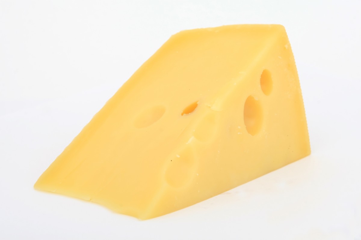 En la imagen se puede ver un trozo de queso
