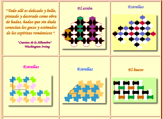 Descripción de la tarea  DT1 - Tarea 6.3: Mosaicos nazaríes. Tras los  pasos de Escher