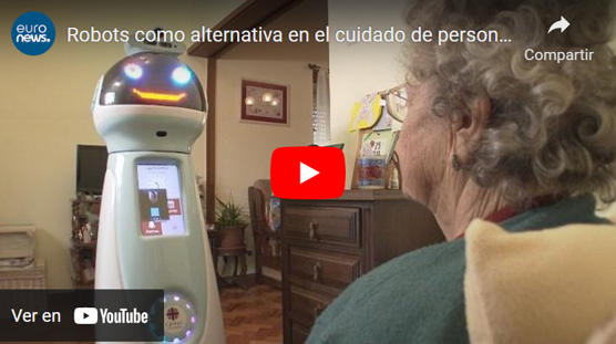 ídeo sobre Robots como alternativa en el cuidade de personas mayores