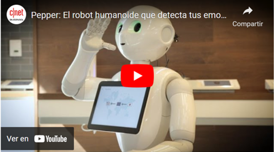 Vídeo sobre Pepper, el robot humanoide que detecta tus emociones