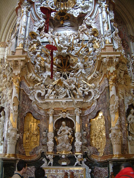 Transparente Catedral de Toledo. Ejemplo de integración de las artes del barroco. Narciso Tomé