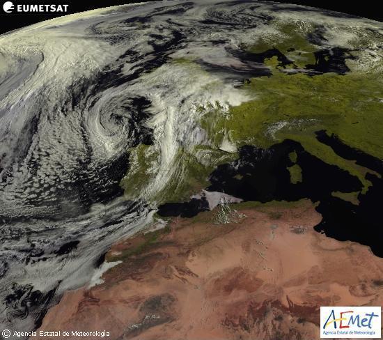 imagen del meteosat