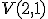 V(2,1)