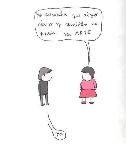 Viñeta del libro El Arte. Conversaciones imaginarias con mi madre