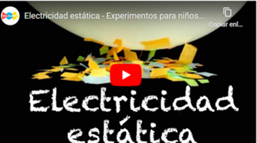 Vídeo sobre Electricidad estática - Experimentos para niños