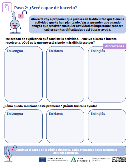 En la imagen se muestra la página 2 del Diario de Aprendizaje 