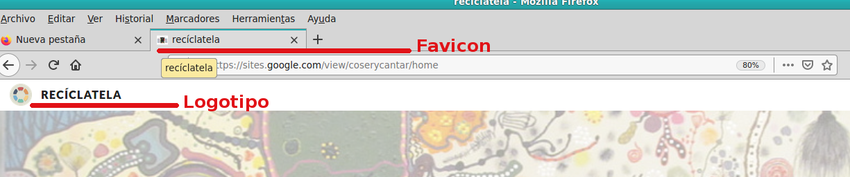 Usos de un logo en un sitio web