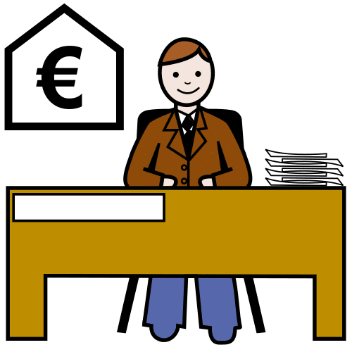 La imagen muestra una persona haciendo una contabilidad