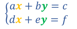 La imagen muestra dos ecuaciones