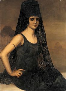 Pastora Imperio retratada por Julio Romero de Torres
