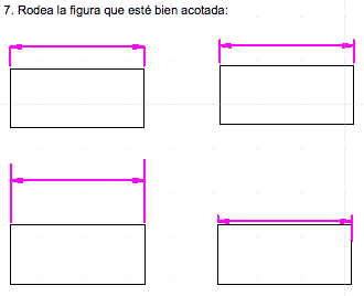 acotacion lineas