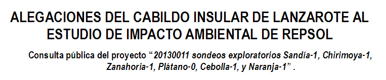 alegaciones