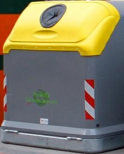 contenedor amarillo