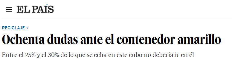 artículo de El País