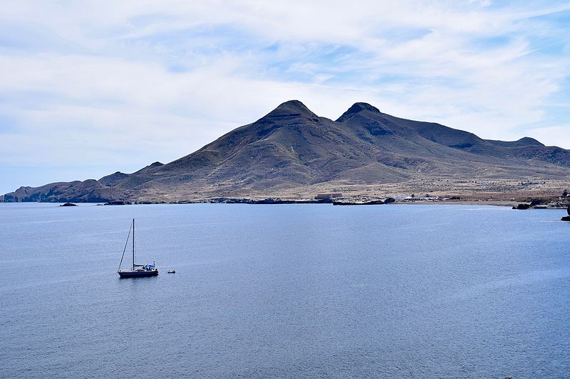 Domos volcánicos de los Frailes en el Cabo de Gata, Almería