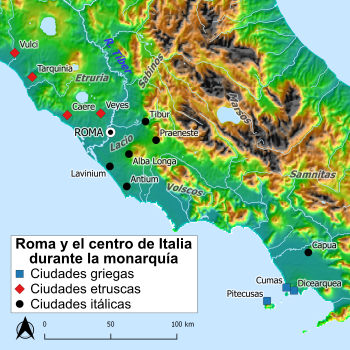 Roma y el centro de Italia