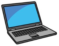 La imagen muestra un ordenador portátil abierto.