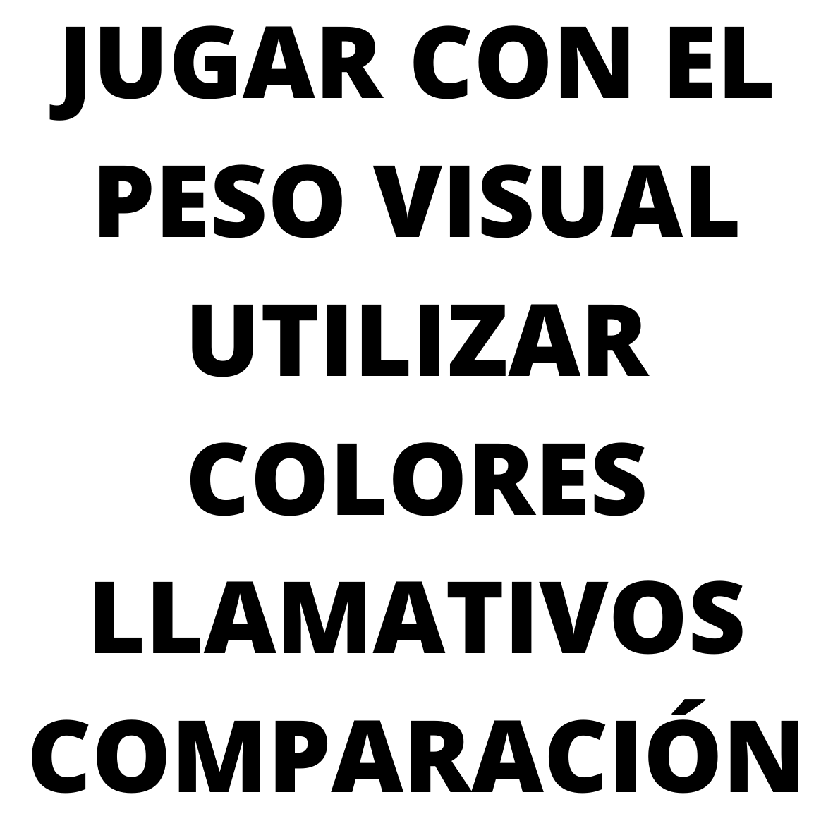 Un cartel que expresa colores llamativos y