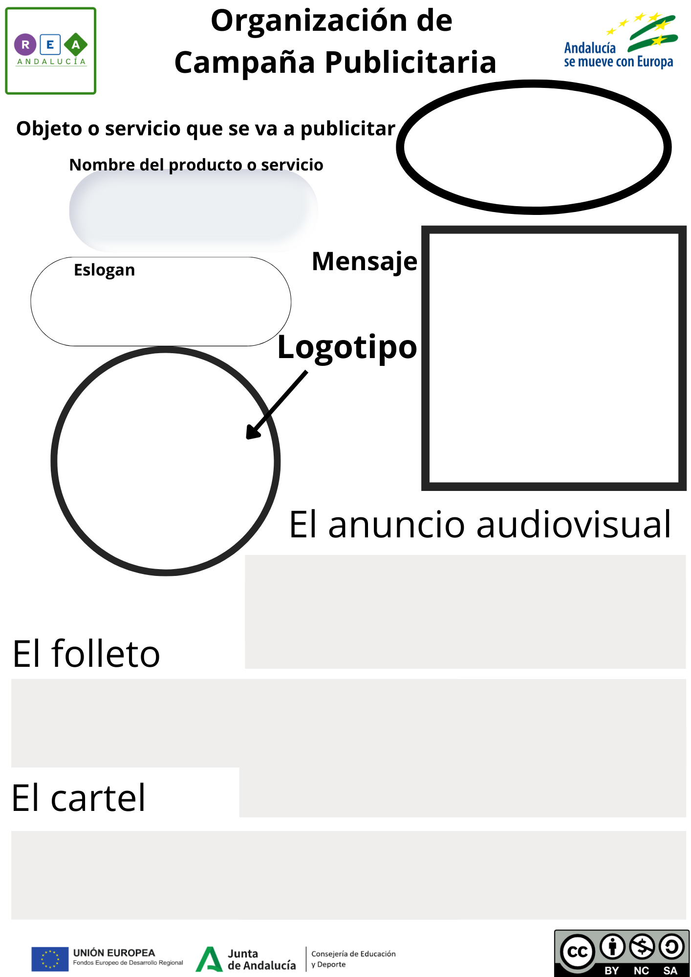 Ficha para organizar campaña con varias columnas