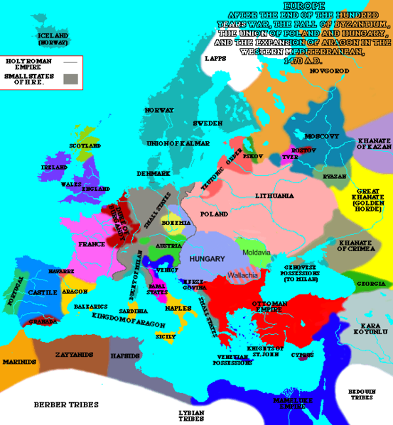 Europa en 1470