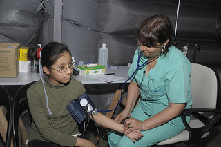 En el médico