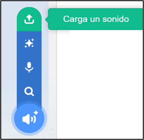 Imagen con la captura de cómo elegir un sonido guardado en tu ordenador