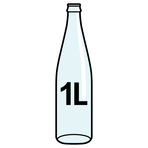 Botella de litro