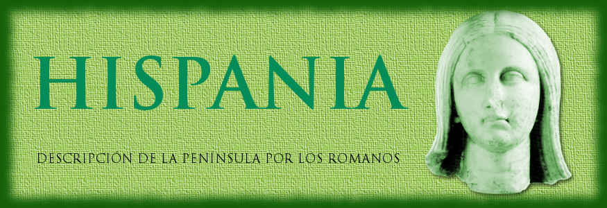 Letrero con cabeza idealizada de Hispania