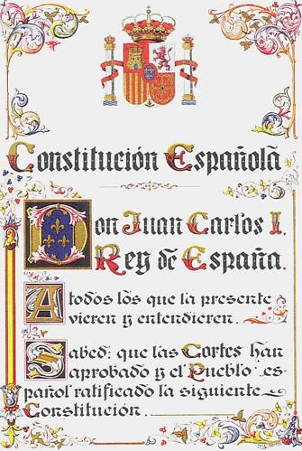 Constitución española
