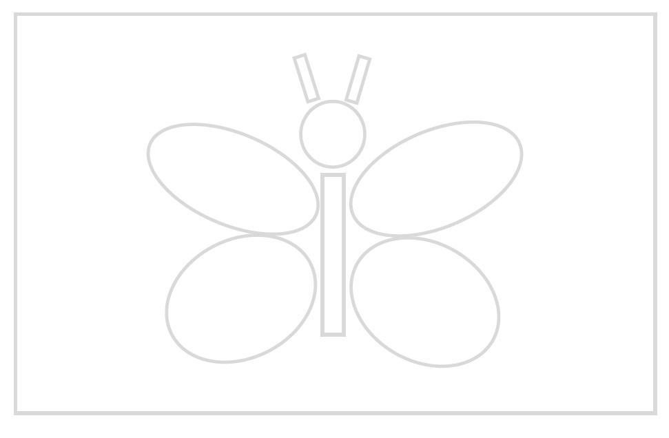 La imagen muestra la silueta de una mariposa con figuras geométricas
