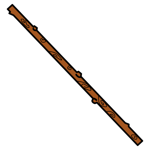 La imagen muestra el dibujo de un palo