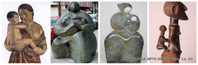  representaciones de la maternidad 
