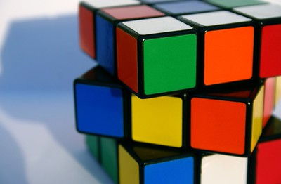 Cubo de Rubik separado por capas