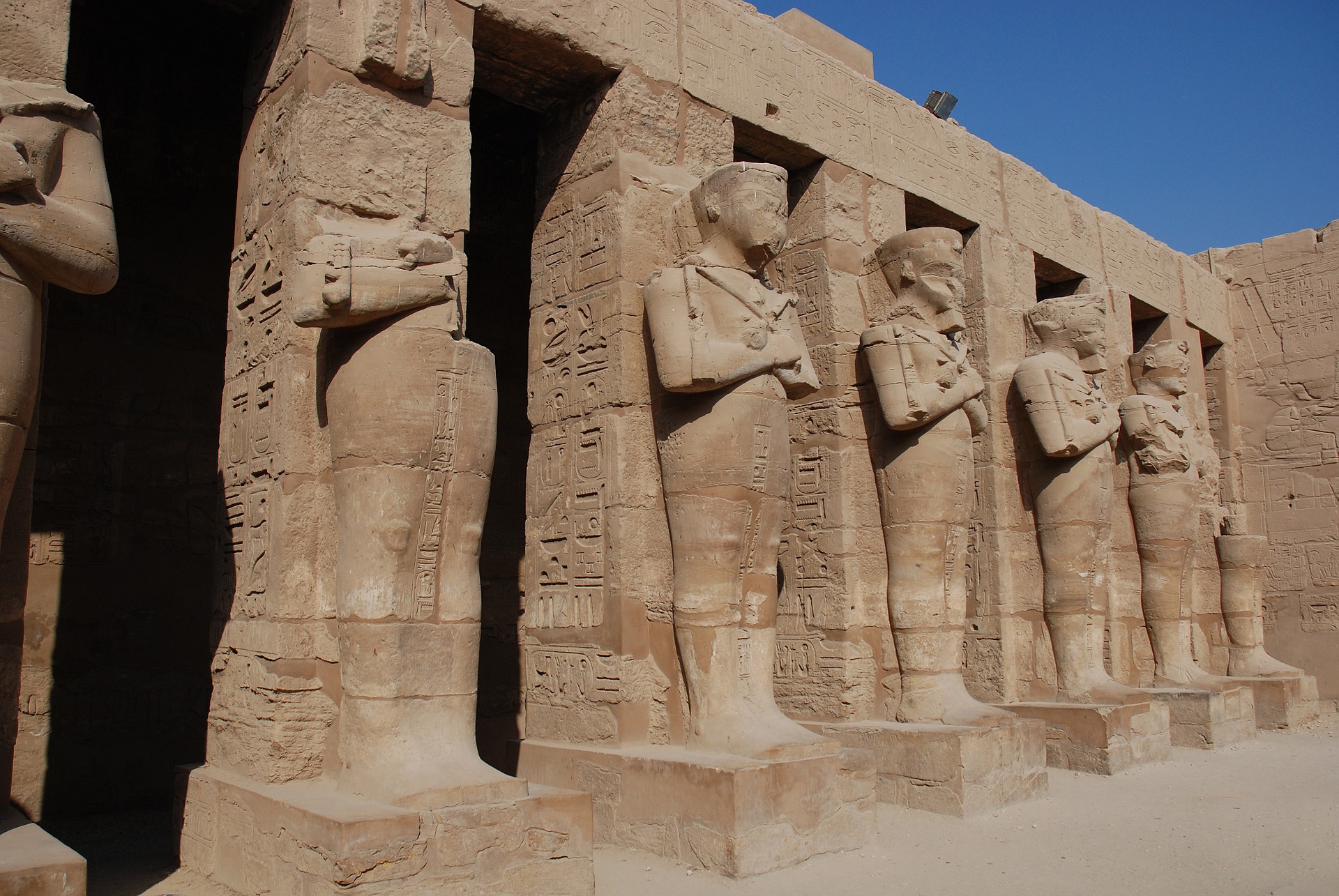 Estatuas templo de Luxor