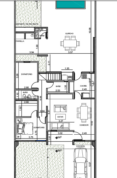 Imagen de un plano de una casa
