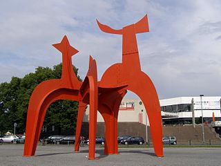 Estábile o escultura estable de Calder 