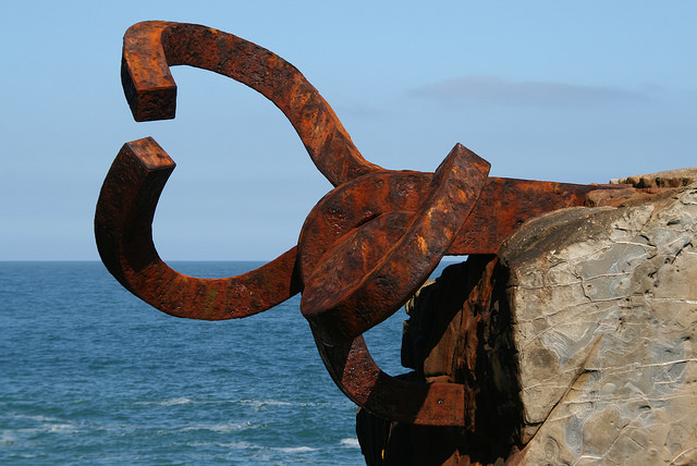Detalle del Peine del Viento