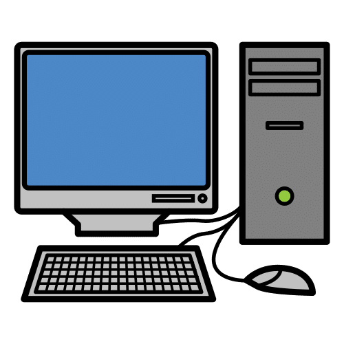 Imagen que muestra pictograma ordenador